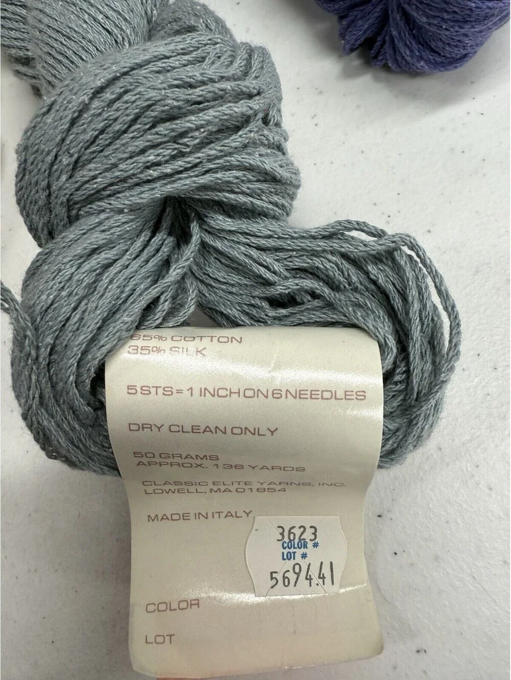 Classic Elite Yarn ‘Willough’ Silk/Cotton Mixed Color 14 Skein Lot